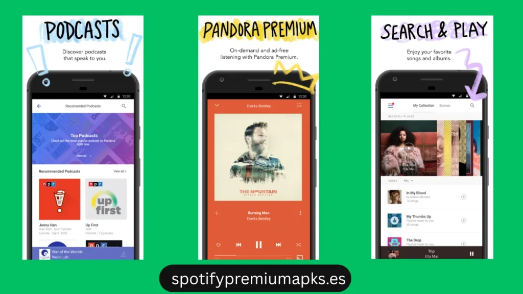 Pandora Comparación